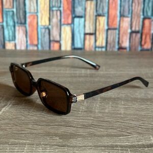 Brown Square Sunglasses
